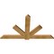 Ekena Millwork Kennewick Rough Sawn Timber Gable Bracket, Western Red Cedar, 72"W x 42"H x 2"D x 6"F, 14/12 Pitch GBW072X42X0206KEN00RWR - alternate 5